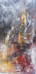 190 Vreugde gevoel                  Acryl op doek 80 * 40 